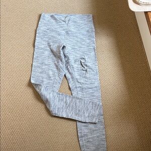 Lululemon Athletica Gray Leggings Soft Jersey-Like Texture